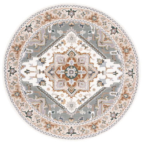 Safavieh Heritage 6'-0" x 6'-0" Rug in Ivory / Light Blue