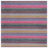 Safavieh Montauk 6'-0" x 6'-0" Rug in Red / Blue