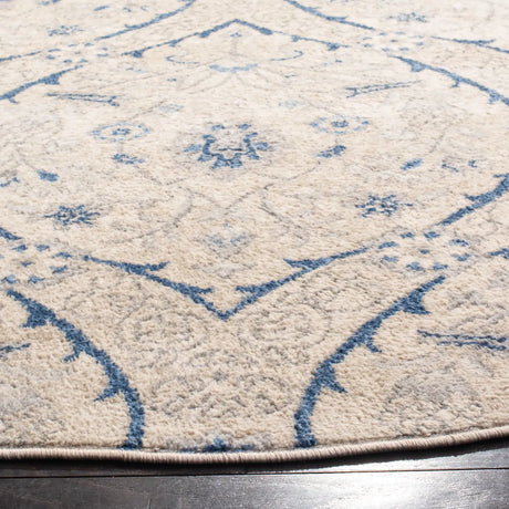 Safavieh Brentwood 6'-7" x 6'-7" Rug in Light Grey / Blue