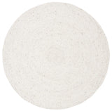 Safavieh Braided 3'-0" x 3'-0" Rug in Light Beige