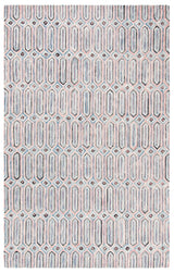 Safavieh Micro-Loop 4'-0" x 6'-0" Rug in Pink / Grey