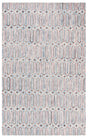 Safavieh Micro-Loop 4'-0" x 6'-0" Rug in Pink / Grey