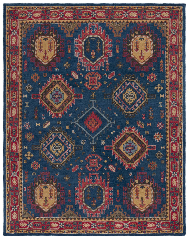 Safavieh Heritage 10'-0" x 14'-0" Rug in Navy / Red