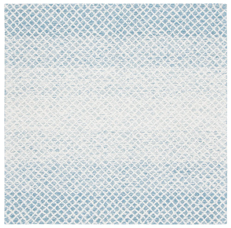 Safavieh Micro-Loop 5'-0" x 5'-0" Rug in Blue / Ivory