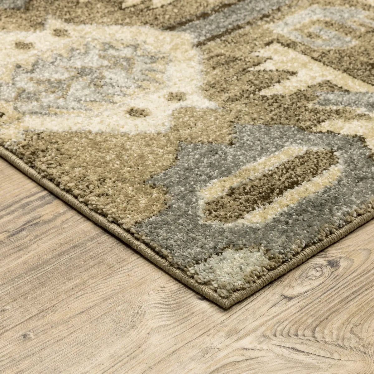 Oriental Weavers Sphinx Florence 5090D Beige/ Gold Rugs - corner detail