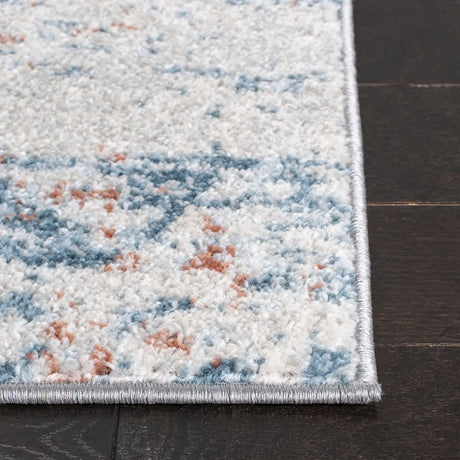 Safavieh Tulum 4'-0" x 6'-0" Rug in Ivory / Dark Blue