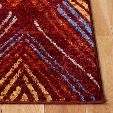 Safavieh Amsterdam 4'-0" x 6'-0" Rug in Red / Terracotta