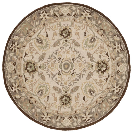 Safavieh Anatolia 6'-0" x 6'-0" Rug in Ivory / Brown