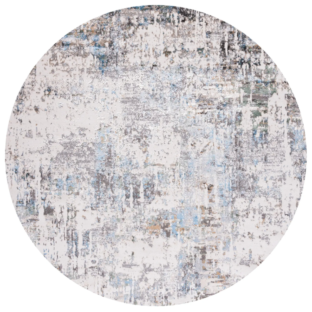 Safavieh Bel Air 6'-7" x 6'-7" Rug in Grey / Blue