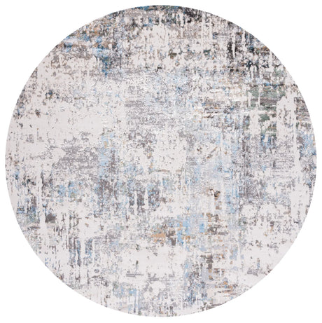 Safavieh Bel Air 6'-7" x 6'-7" Rug in Grey / Blue