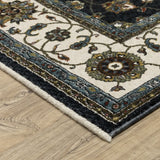 Oriental Weavers Sphinx Vivian VI03A Ivory Rugs - corner detail