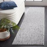 Safavieh Continental 2'-2" x 8'-0" Rug in Dark Grey / Light Grey