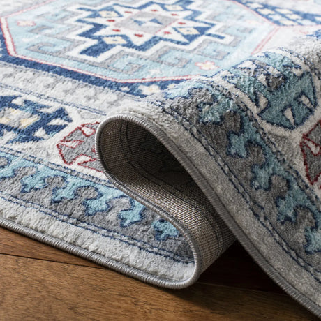 Safavieh Kazak 100 4'-0" x 6'-0" Rug in Grey / Blue