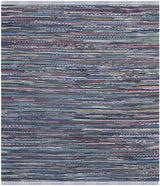 Safavieh Rag Rug 6'-0" x 6'-0" Rug in Purple / Multi