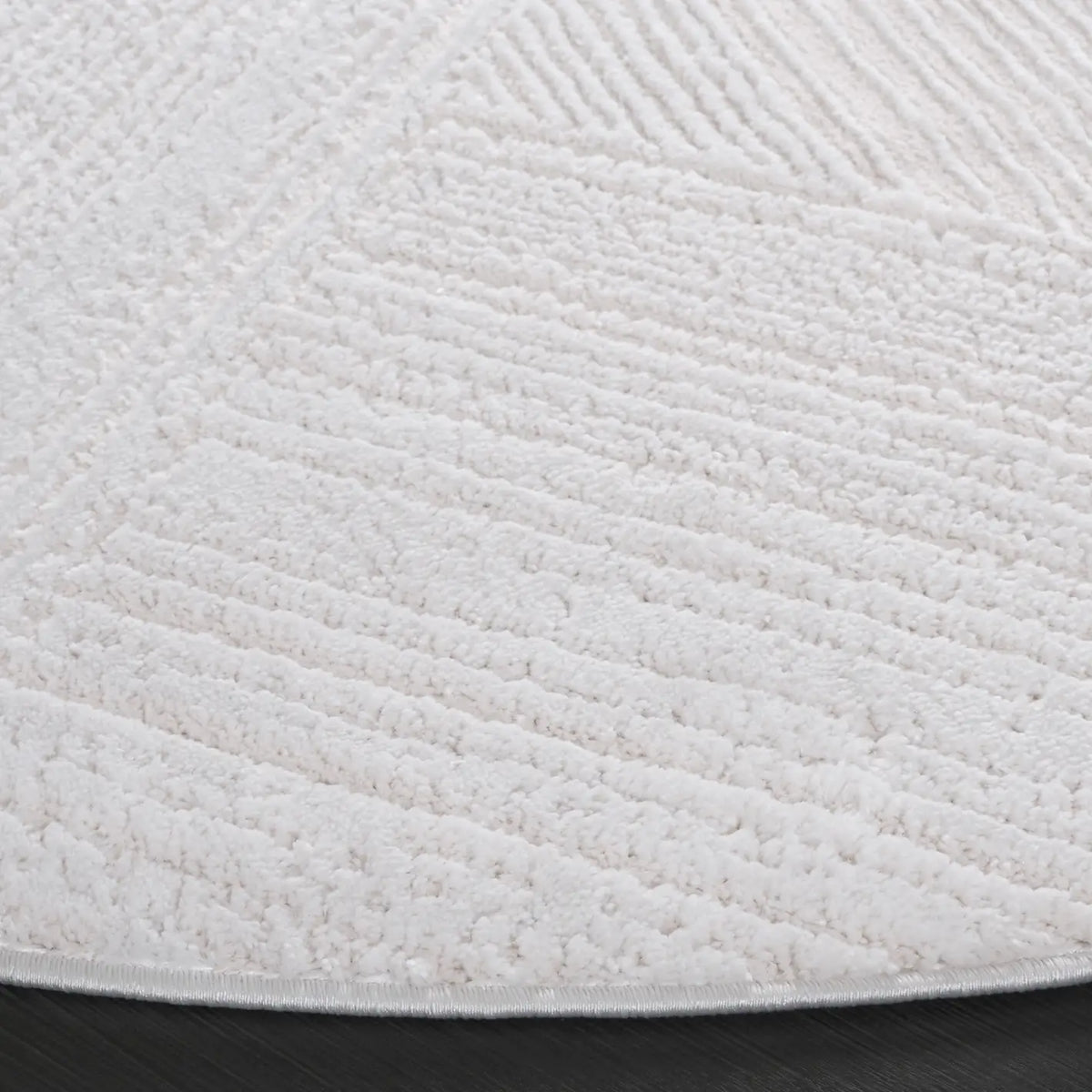 Safavieh Kingston 6'-7" x 6'-7" Rug in Ivory / Light Grey