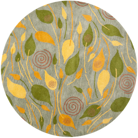 Safavieh Soho 6'-0" x 6'-0" Rug in Grey / Multi