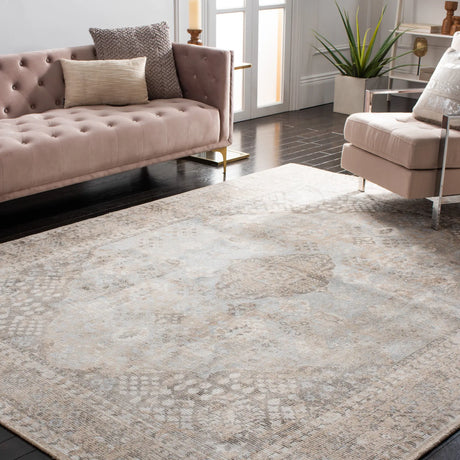 Safavieh Restoration Vintage 10'-0" x 14'-0" Rug in Beige / Sand