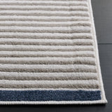 Safavieh Pyramid 4'-5" x 6'-5" Rug in Grey / Ivory Navy
