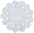 Safavieh Cape Cod 3'-0" x 3'-0" Rug in Blue / Ivory