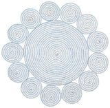 Safavieh Cape Cod 3'-0" x 3'-0" Rug in Blue / Ivory