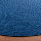 Safavieh Braided 5'-0" x 8'-0" Rug in Blue