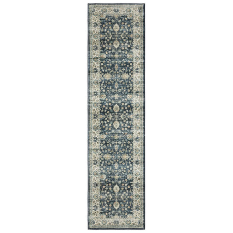 Oriental Weavers Sphinx Sumter Sum02 Blue/ Ivory Rug - runner