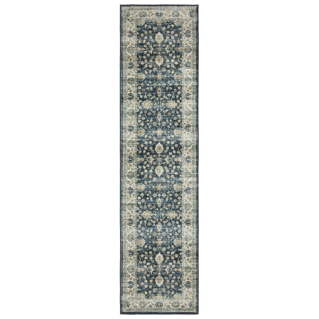 Oriental Weavers Sphinx Sumter Sum02 Blue/ Ivory Rug - runner