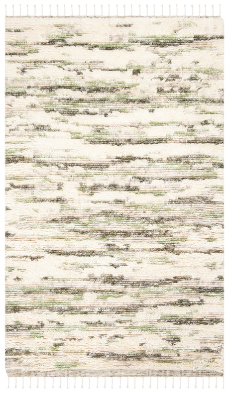 Safavieh Manhattan 4'-0" x 6'-0" Rug in Ivory / Green