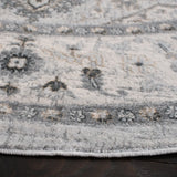 Safavieh Isabella 6'-7" x 6'-7" Rug in Light Grey / Grey