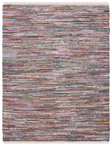 Safavieh Rag Rug 10'-0" x 14'-0" Rug in Rust / Multi