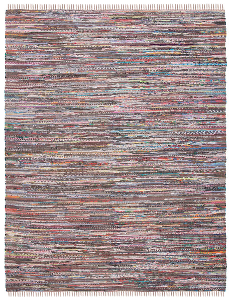 Safavieh Rag Rug 10'-0" x 14'-0" Rug in Rust / Multi