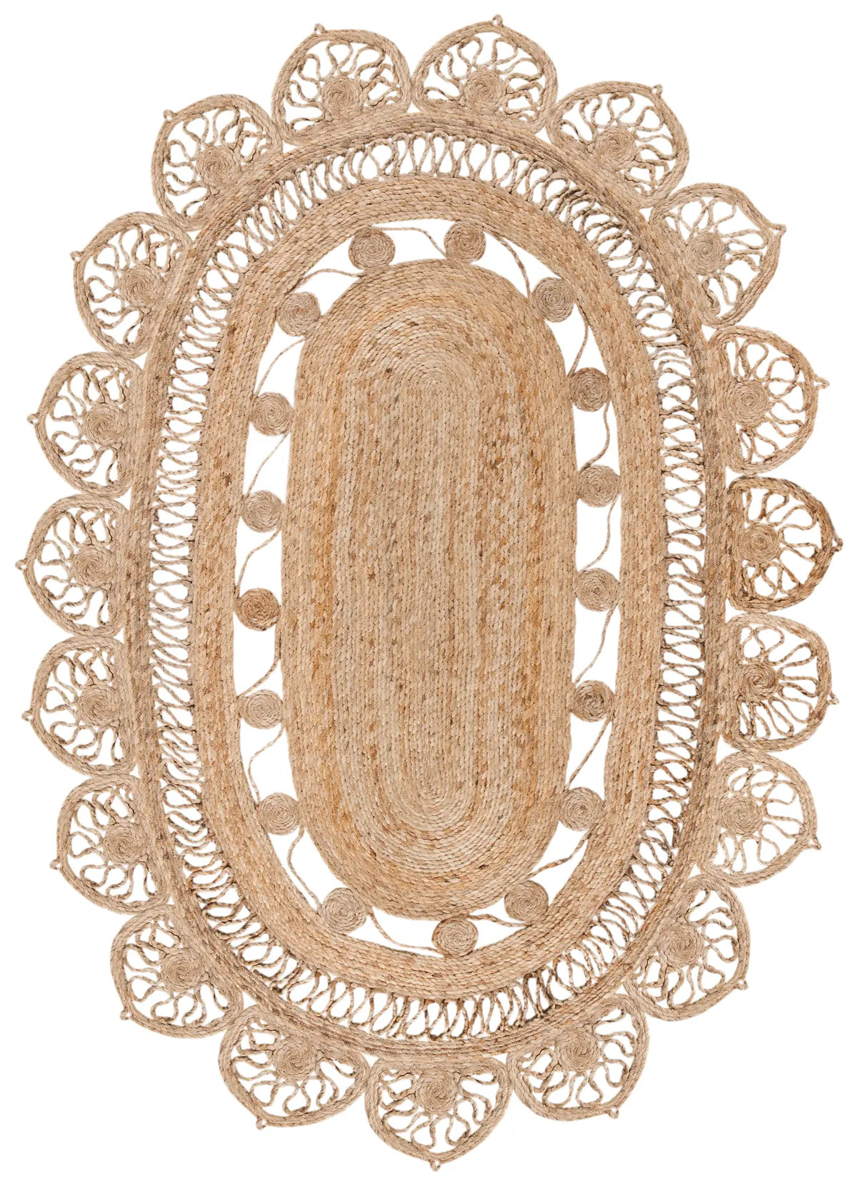 Safavieh Natural Fiber 5'-0" x 7'-0" Rug in Natural