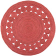 Safavieh Natural Fiber 5'-0" x 5'-0" Rug in Rust