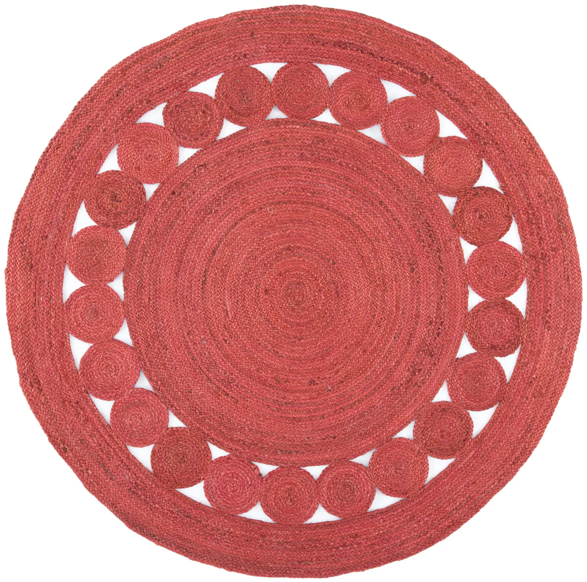 Safavieh Natural Fiber 5'-0" x 5'-0" Rug in Rust