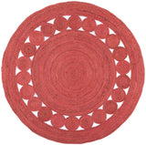 Safavieh Natural Fiber 5'-0" x 5'-0" Rug in Rust