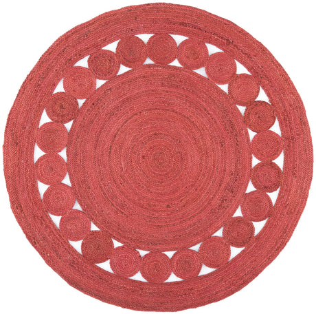 Safavieh Natural Fiber 5'-0" x 5'-0" Rug in Rust