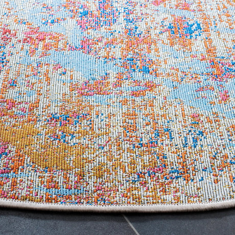 Safavieh Summer 6'-7" x 6'-7" Rug in Ivory / Light Blue