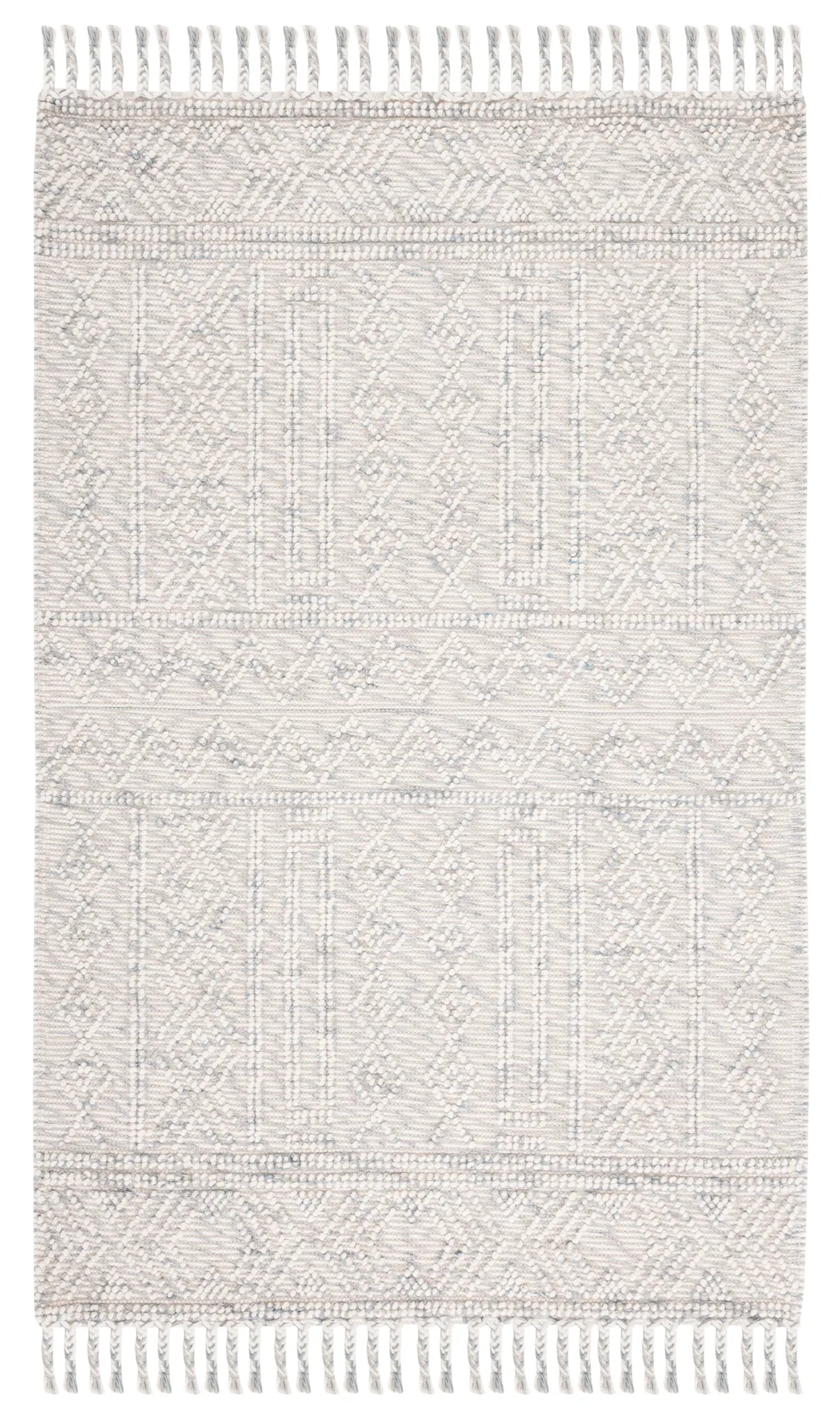 Safavieh Natura 4'-0" x 6'-0" Rug in Grey / Ivory