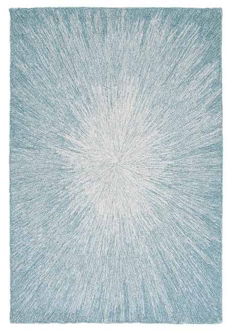 Safavieh Micro-Loop 4'-0" x 6'-0" Rug in Aqua