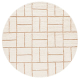Safavieh Casablanca 6'-0" x 6'-0" Rug in Natural / Ivory