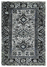 Safavieh Vintage Hamadan 4'-0" x 6'-0" Rug in Light Grey / Dark Grey