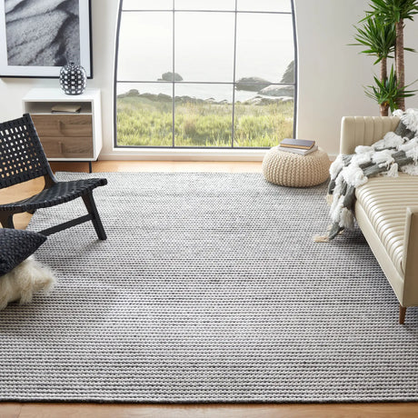 Safavieh Marbella 10'-0" x 14'-0" Rug in Charcoal / Ivory