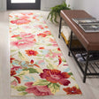 Safavieh Easy Care 2'-3" x 9'-0" Rug in Ivory / Red