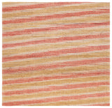 Safavieh Marbella 6'-0" x 6'-0" Rug in Natural / Red