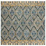 Safavieh Aspen 7'-0" x 7'-0" Rug in Blue / Gold