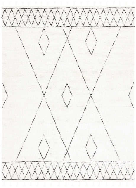 Safavieh Casablanca 8'-0" x 10'-0" Rug in Ivory / Black