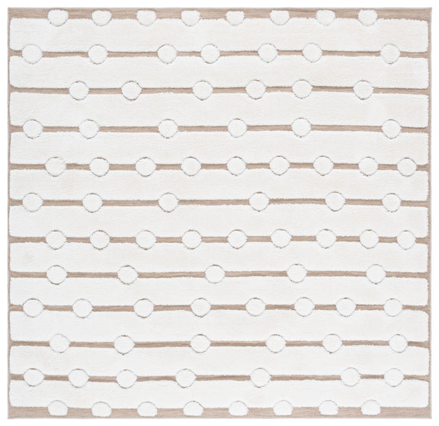 Safavieh Celebrity 800 6'-7" x 6'-7" Rug in Ivory / Beige