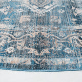 Safavieh Vintage Persian 6'-7" x 6'-7" Rug in Navy / Ivory