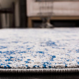 Safavieh Madison 4'-0" x 6'-0" Rug in White / Royal Blue