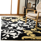 Safavieh Soho 5'-0" x 8'-0" Rug in Black / Multi